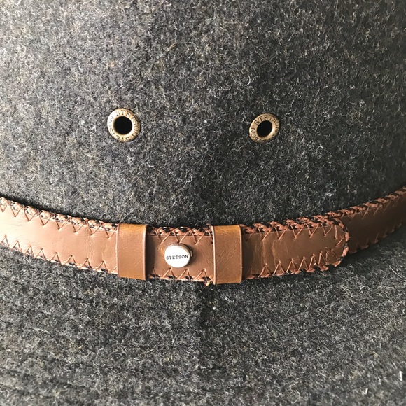 Stetson Gray Felt Hat - Picture 5 of 8